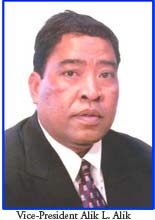 Vice President Alik L. Alik